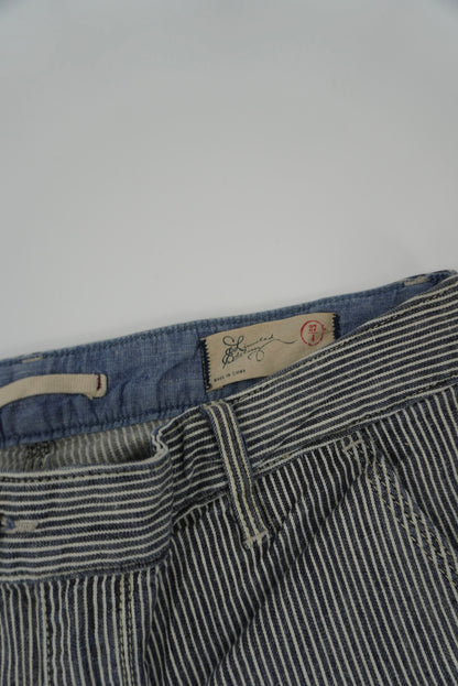 gap stripes flared pants