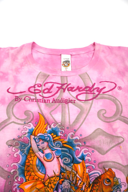 Ed Hardy pink Tee