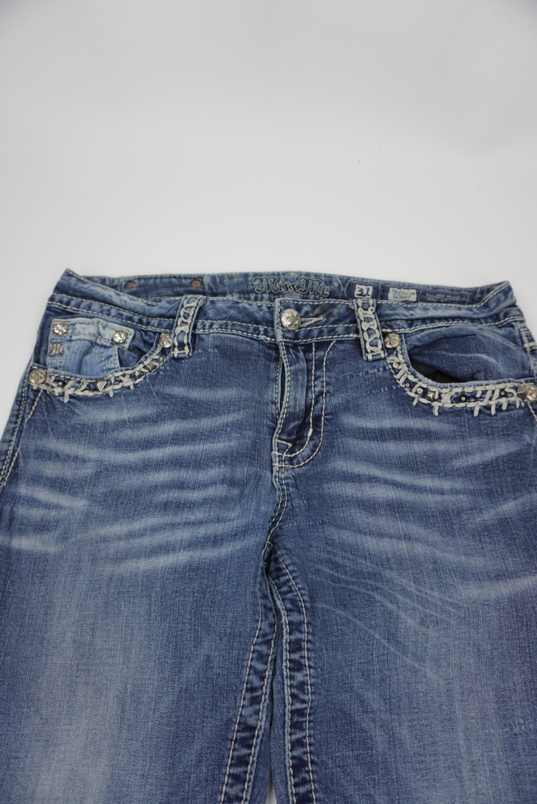 Miss Me reworked flared Pants