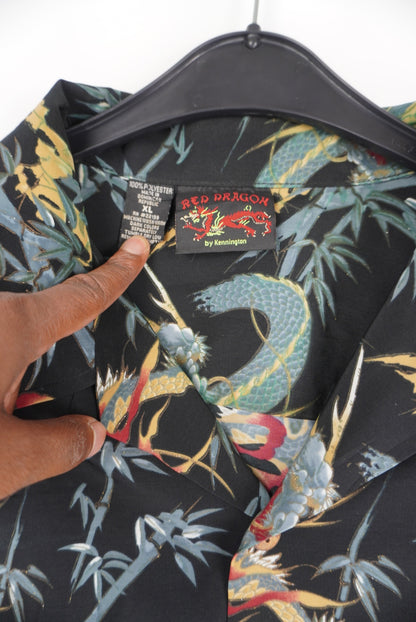 Red dragon glitter shirt