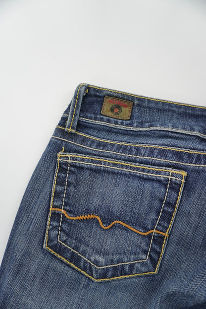 red engine straight pants