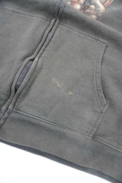 wild graphic zip hoodie