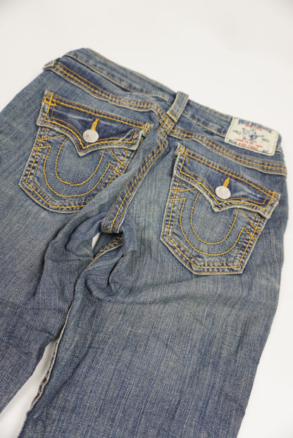 True Religion High rise straight Pants