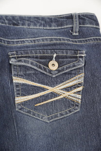 Rue21 denim pants midrise boot