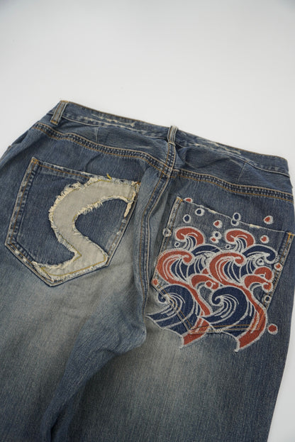 osaka big train baggy pants