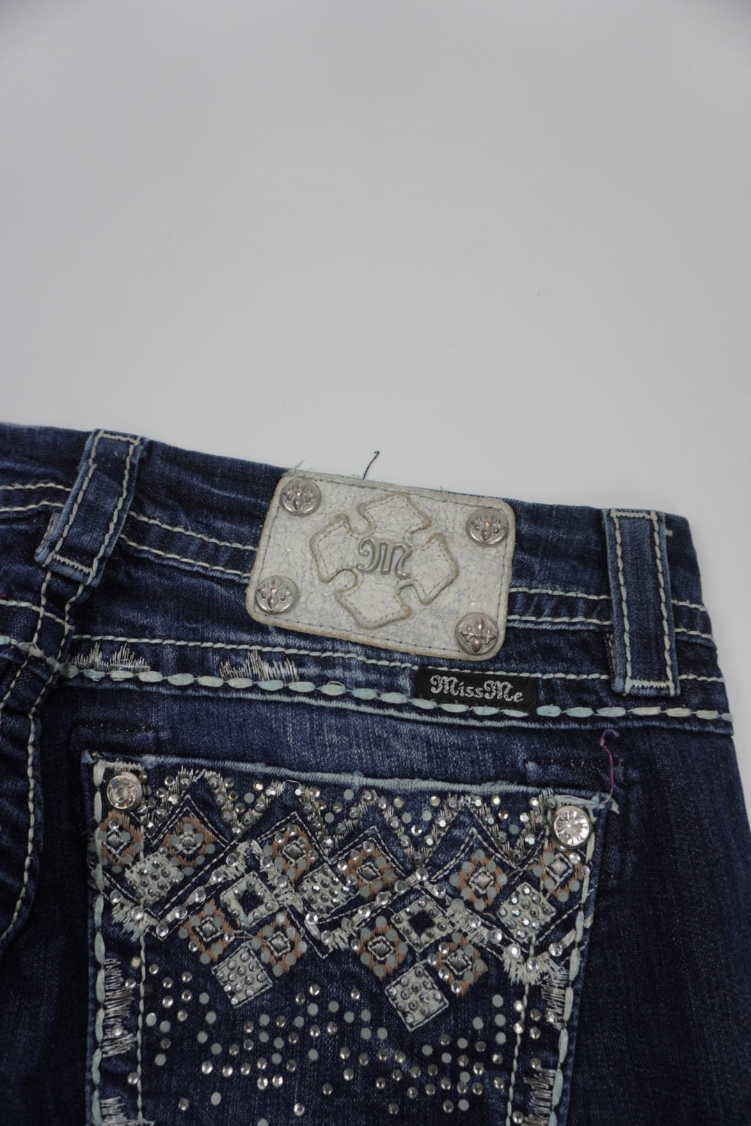 Miss Me reworked flared Pants