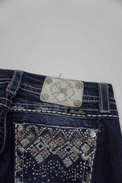 Miss Me reworked flared Pants
