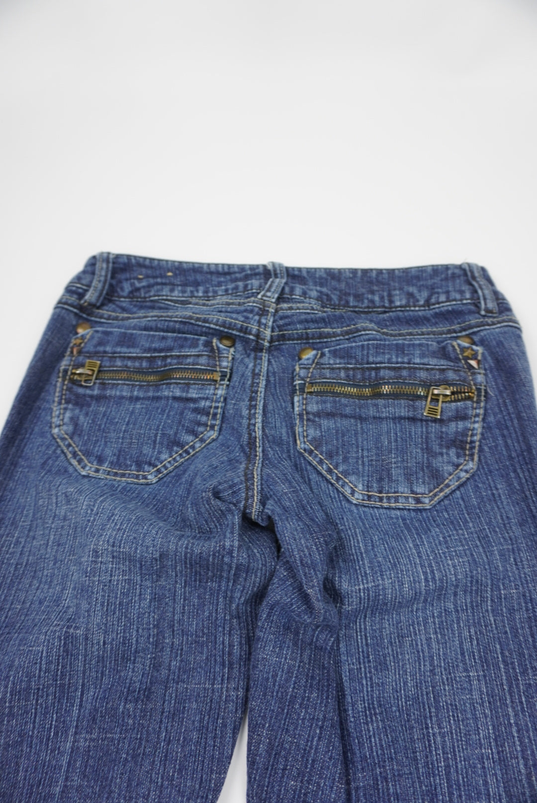 Rewind flared blue jeans