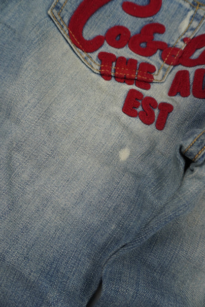 unbranded patched straight pants