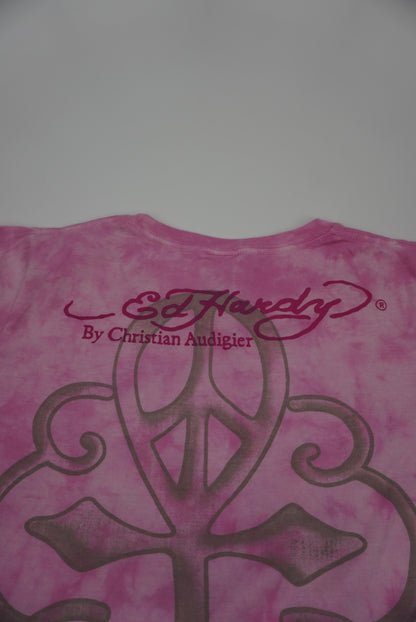 Ed Hardy pink Tee