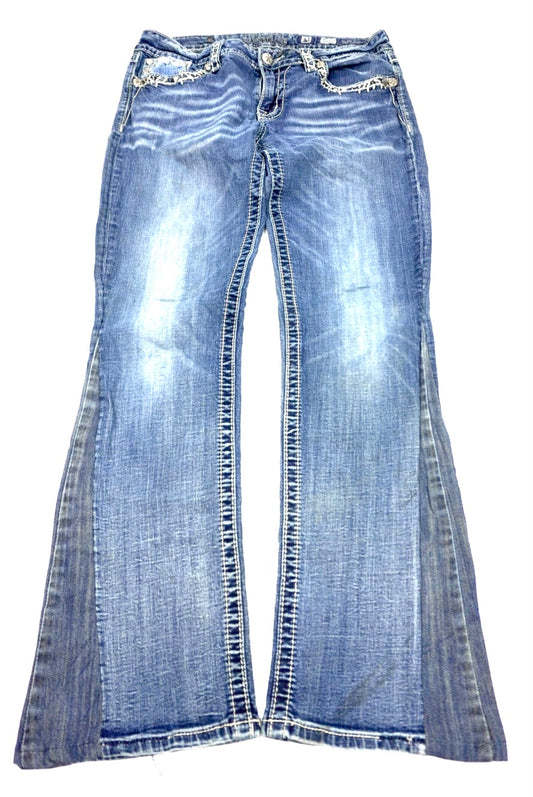 Miss Me reworked flared Pants