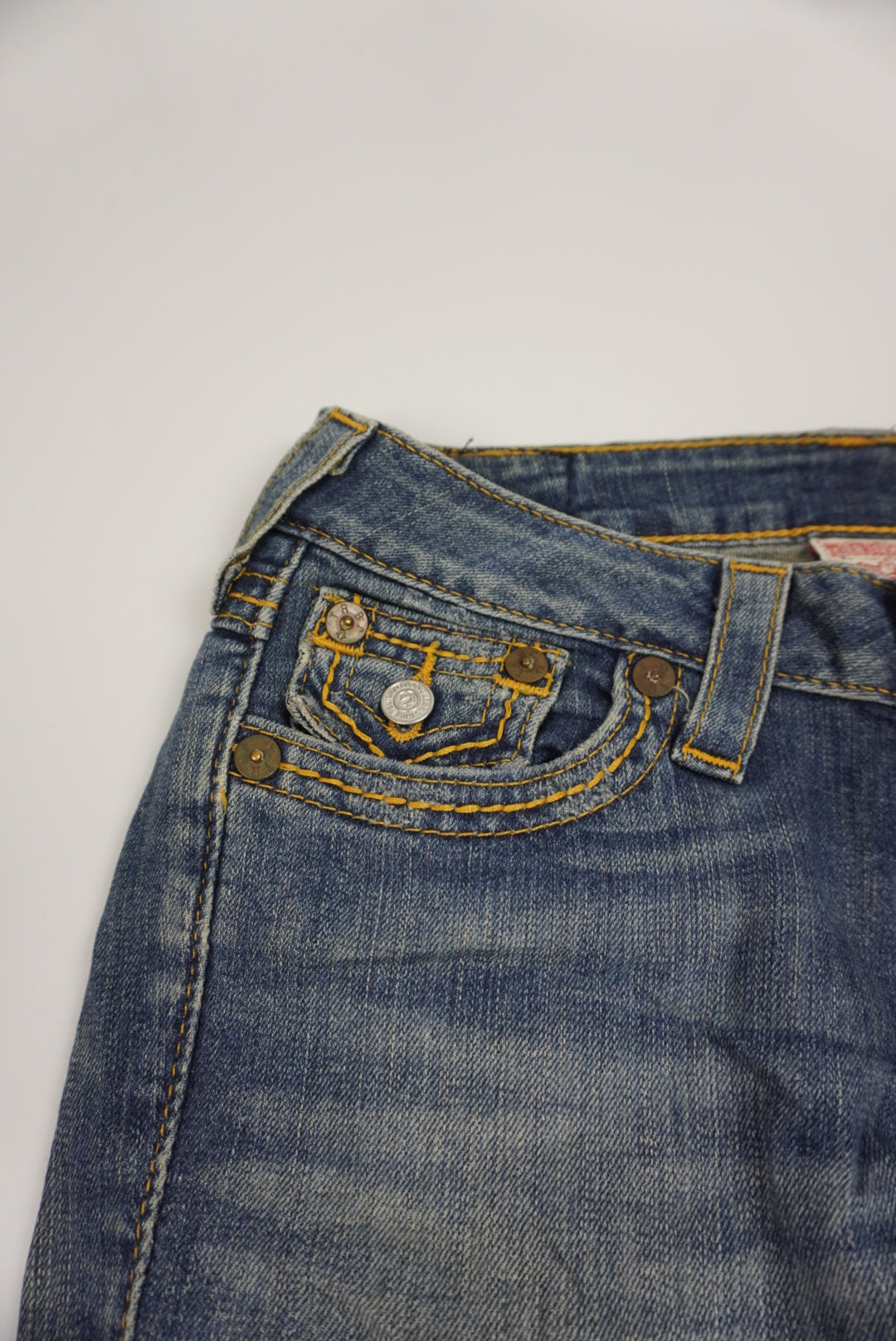 True Religion High rise straight Pants