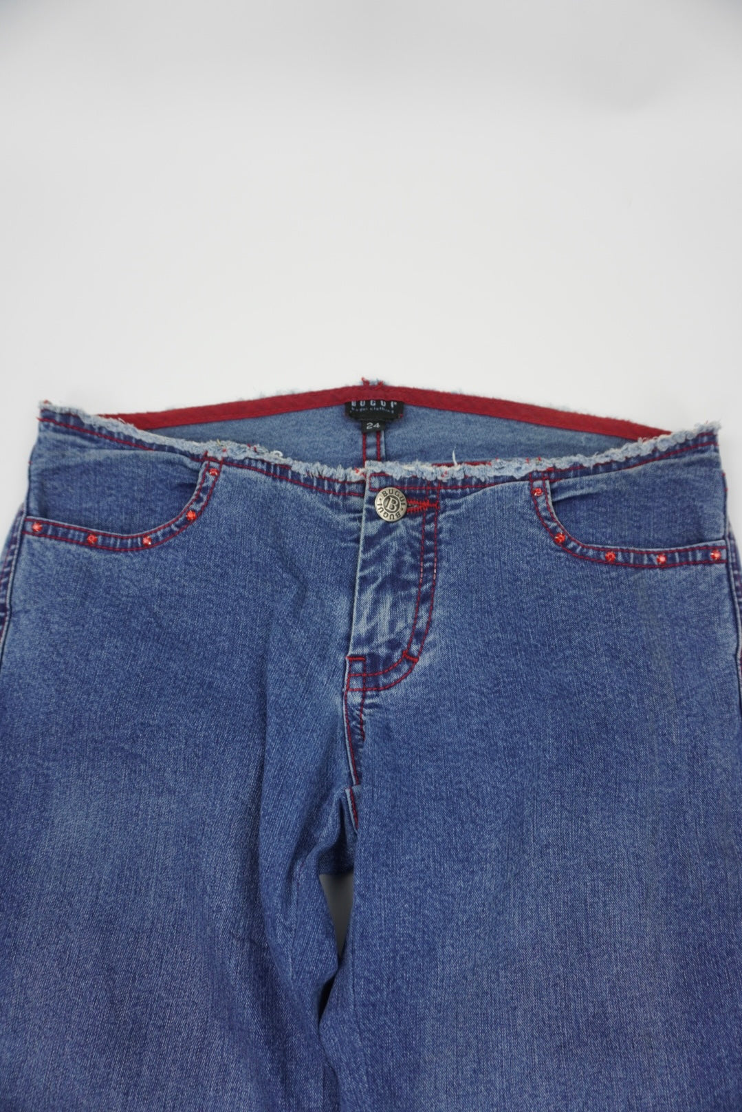 Bugui 70s ultra low waist flared Pants