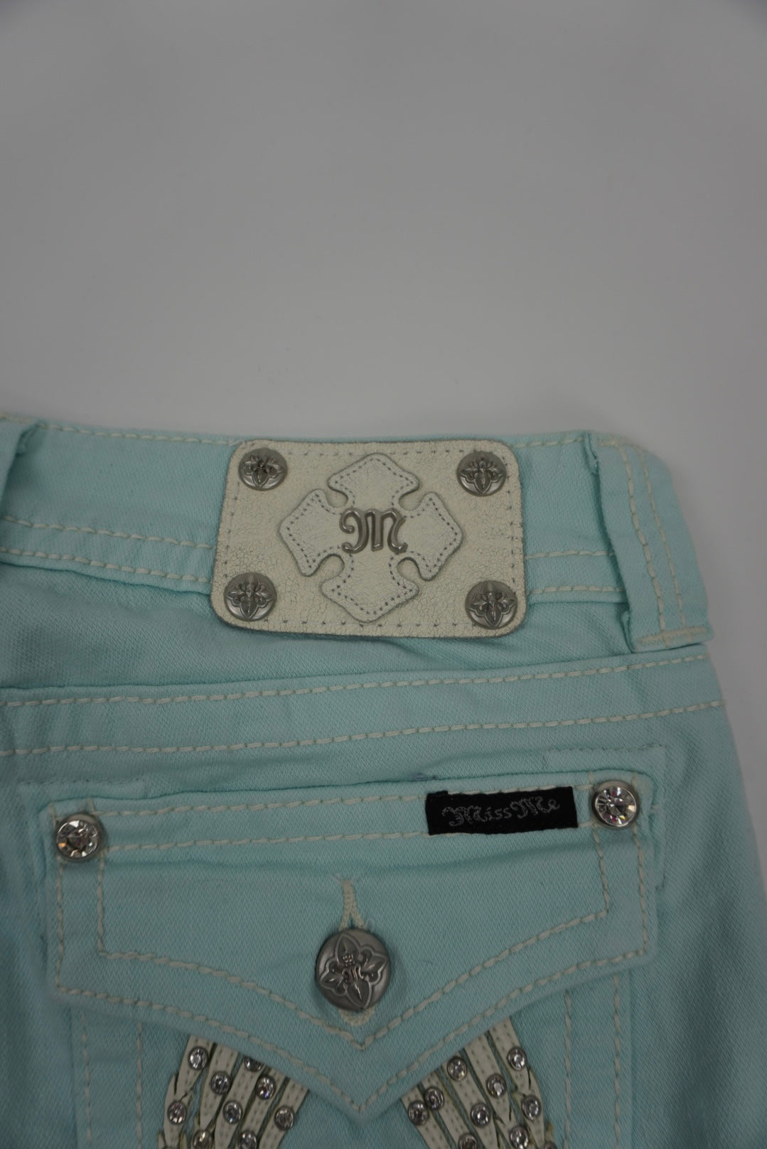 Miss Me reworked flared Pants