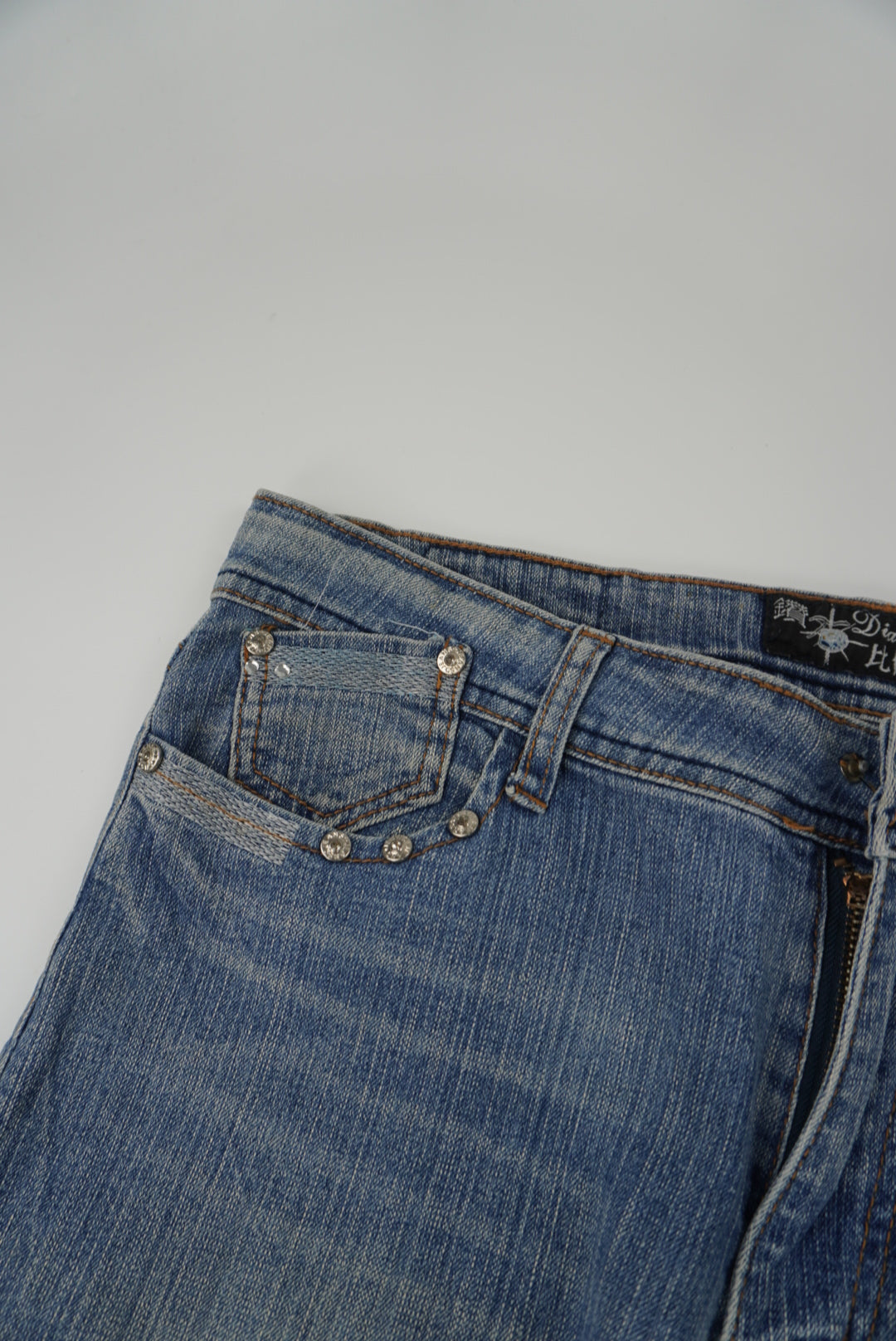 diamond cut flared pants