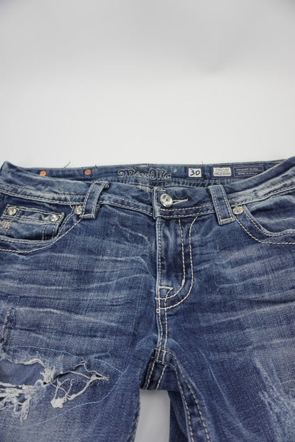 Miss Me reworked flared pants