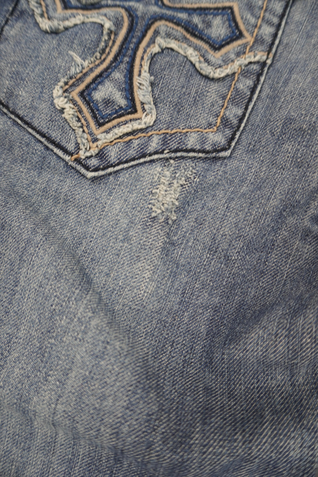 Indigo star flared Pants