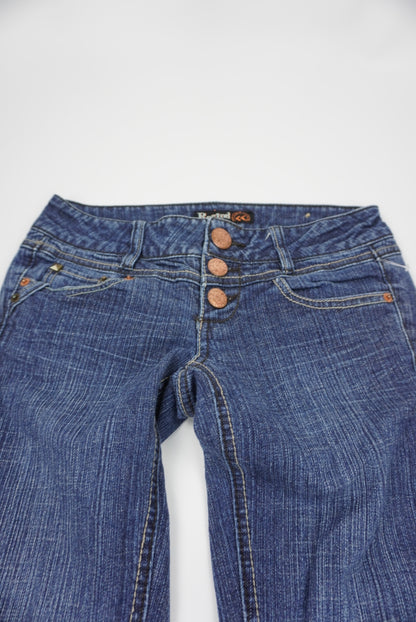Rewind flared blue jeans