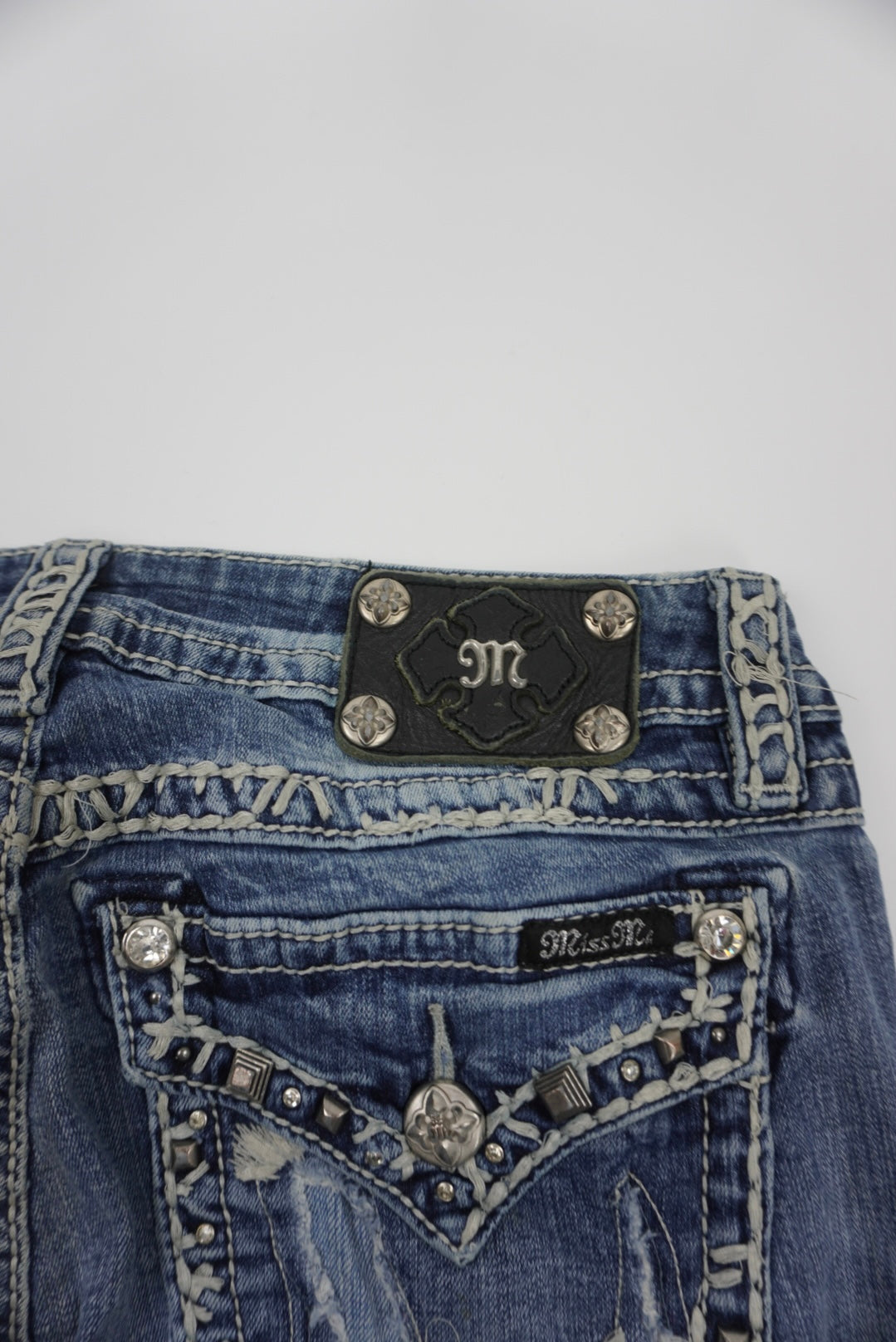 Miss Me reworked flared Pants