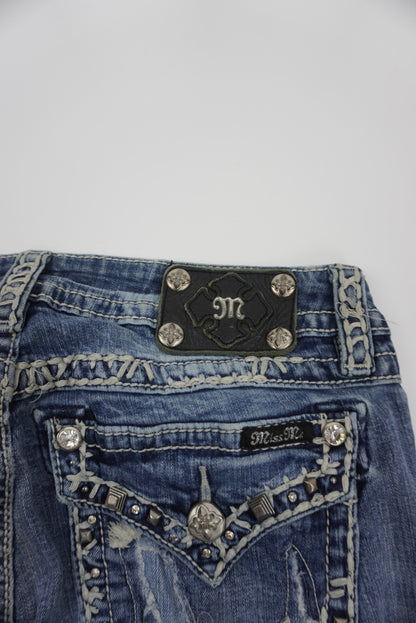Miss Me reworked flared Pants