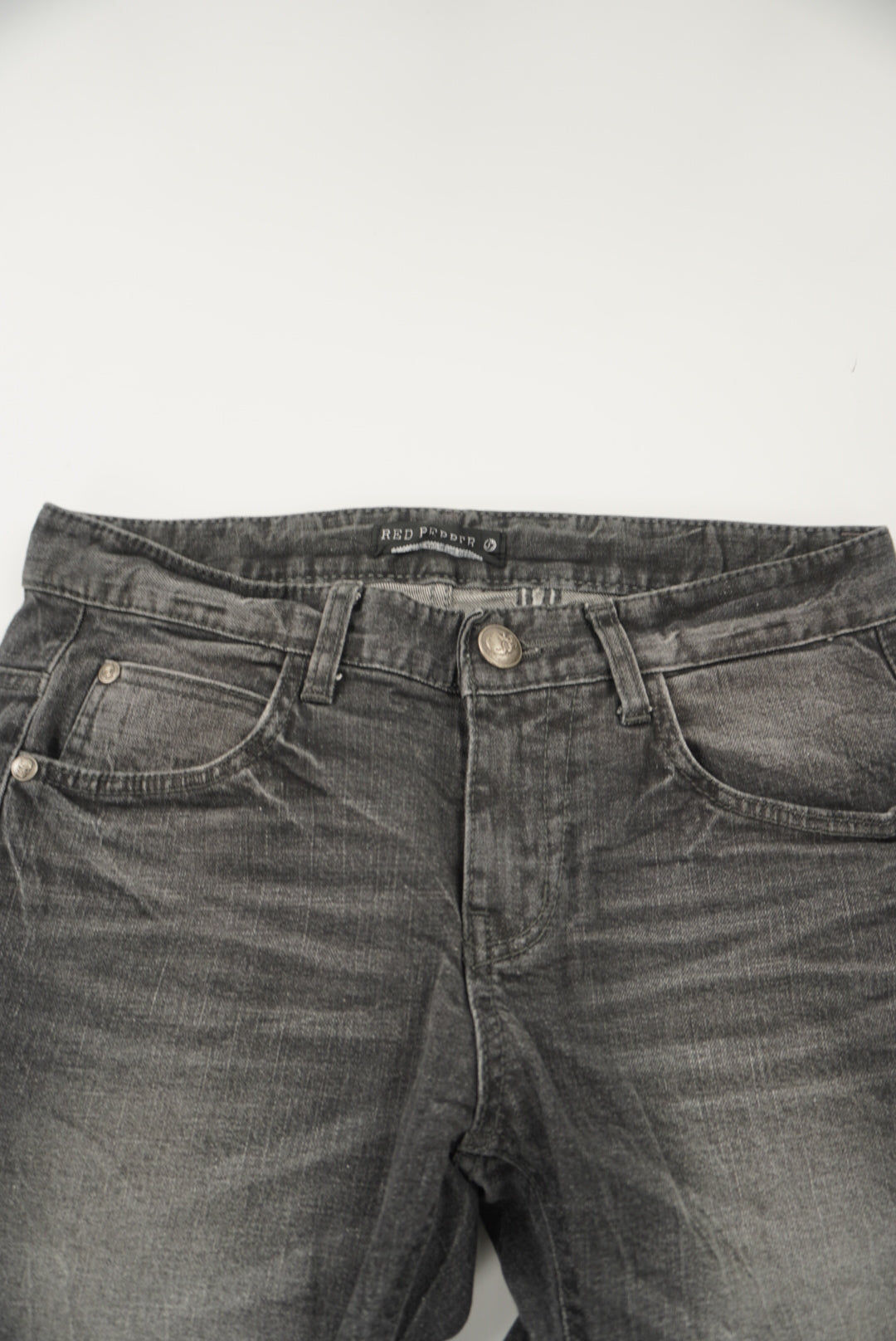 red pepper skinny pants