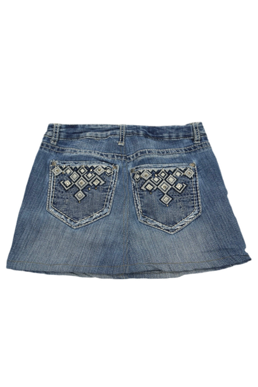 Indigo Mini Skirt