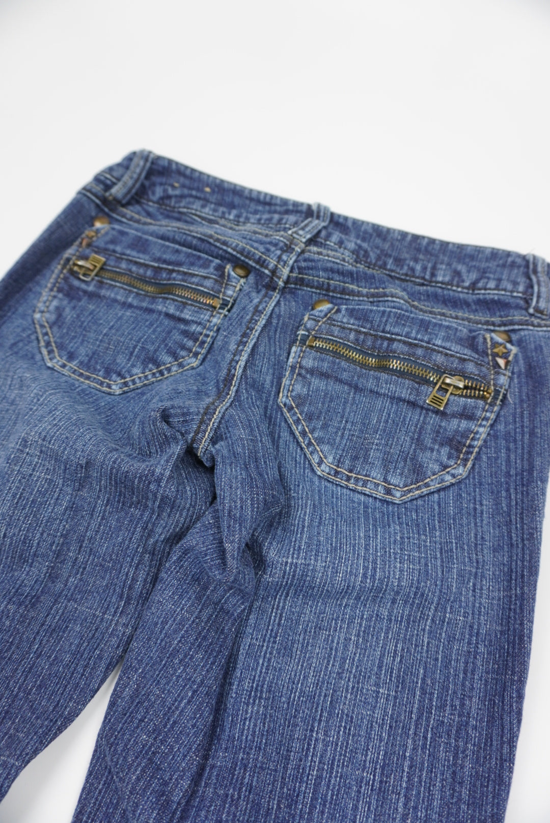 Rewind flared blue jeans