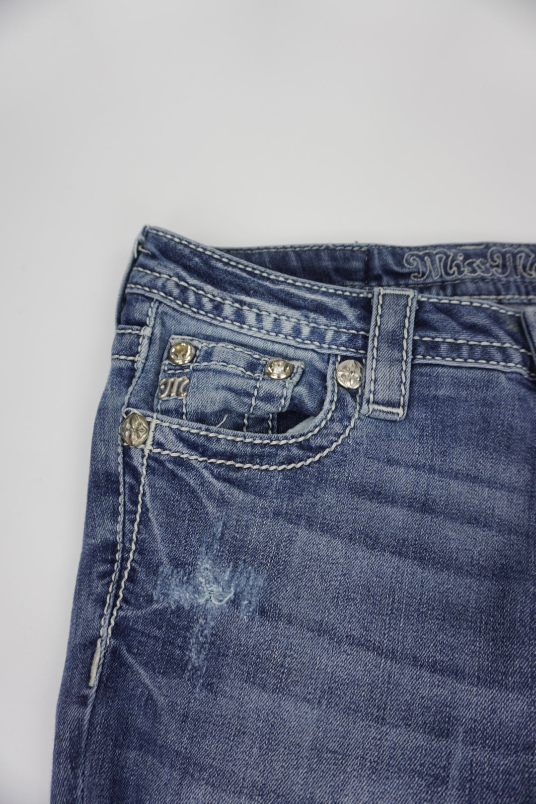 Miss Me reworked flared Pants