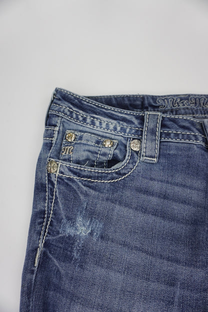 Miss Me reworked flared Pants