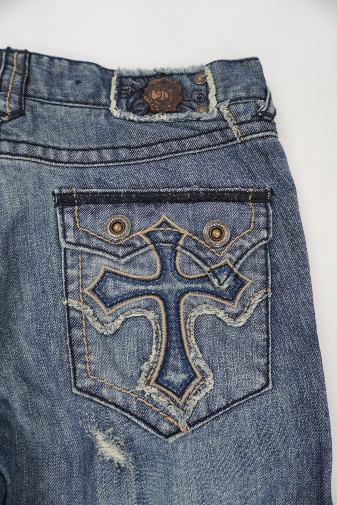 Indigo star flared Pants