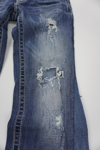 Miss Me reworked flared pants