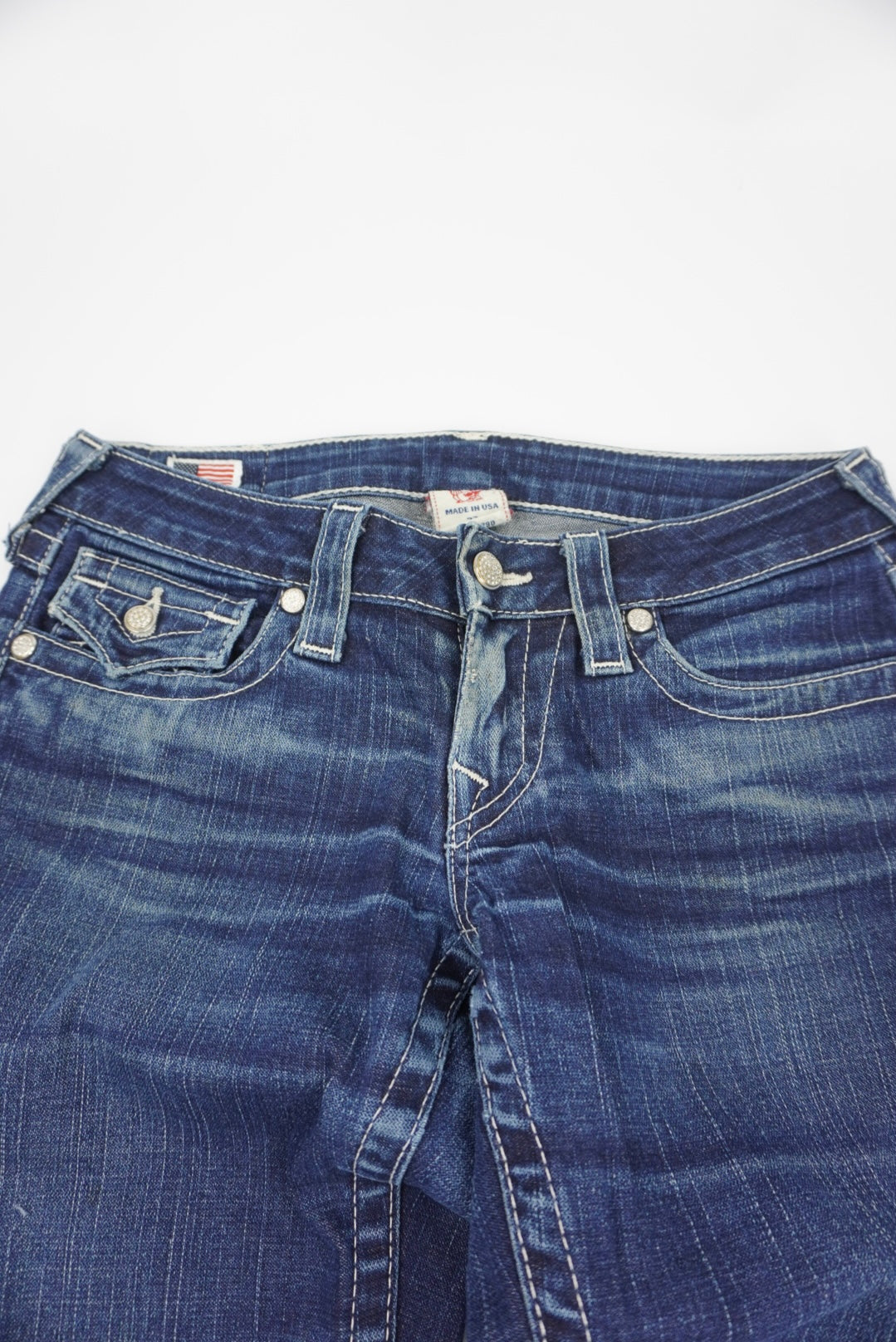 True Religion reworked flared pants