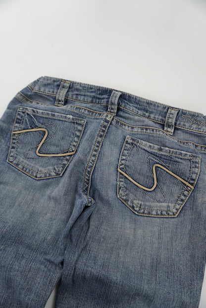 silver jeans flared pants