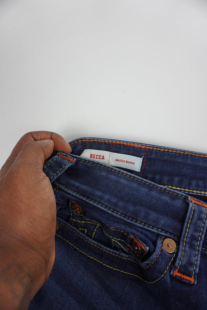 True Religion Becca mid rise bootcut pants