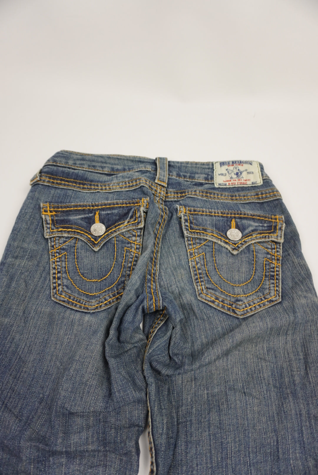 True Religion High rise straight Pants