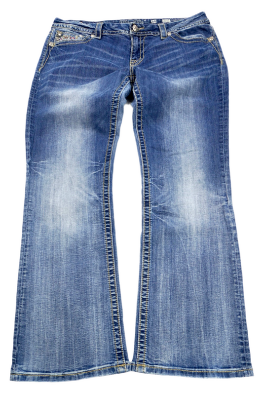 Miss Me mid-rise easy Boot pants