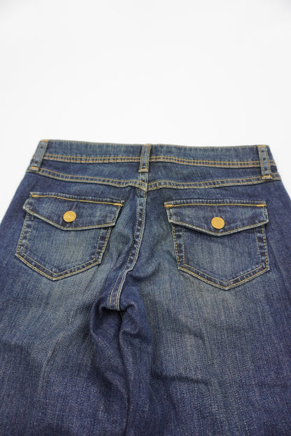 Uniqlo style up flared pants