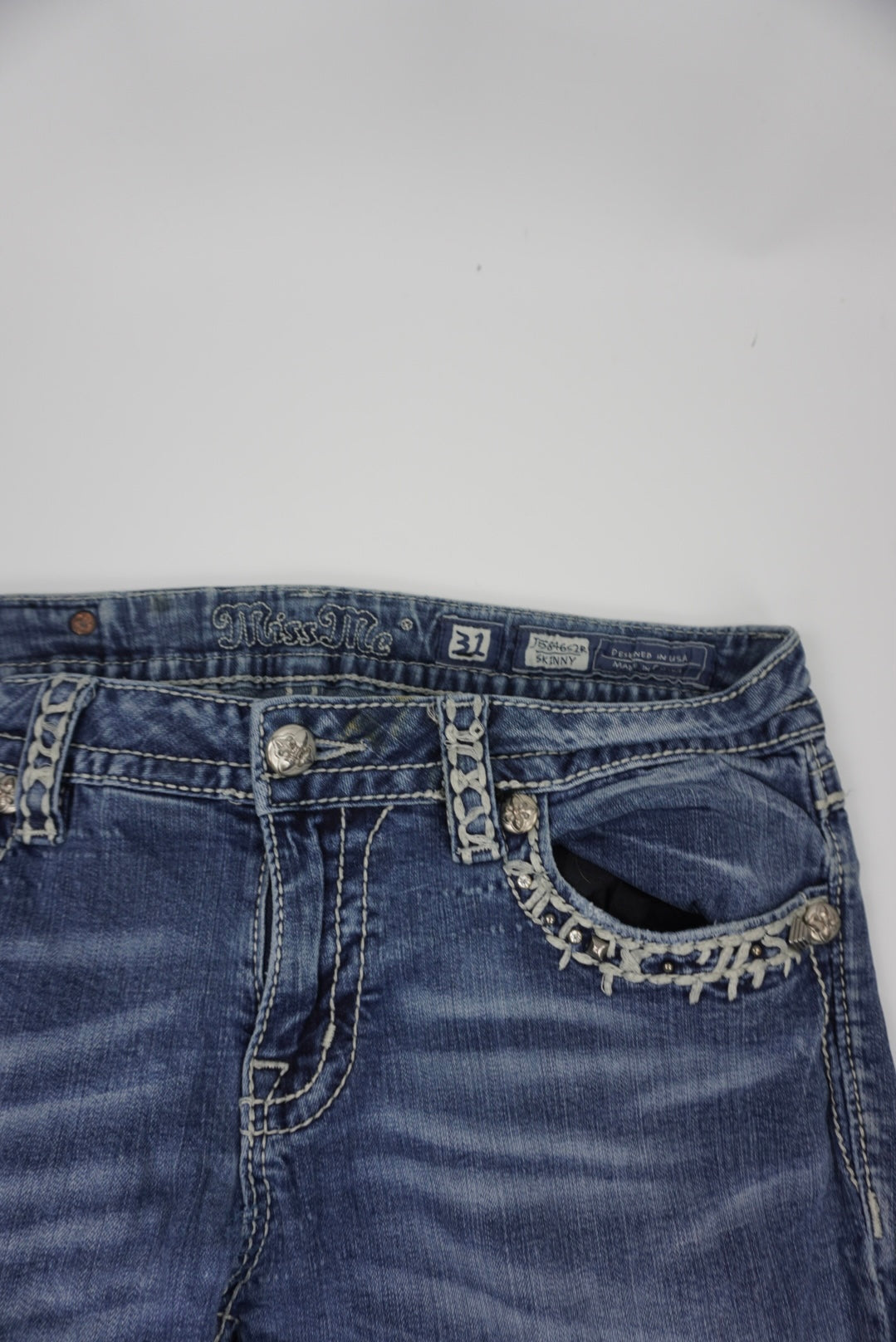 Miss Me reworked flared Pants