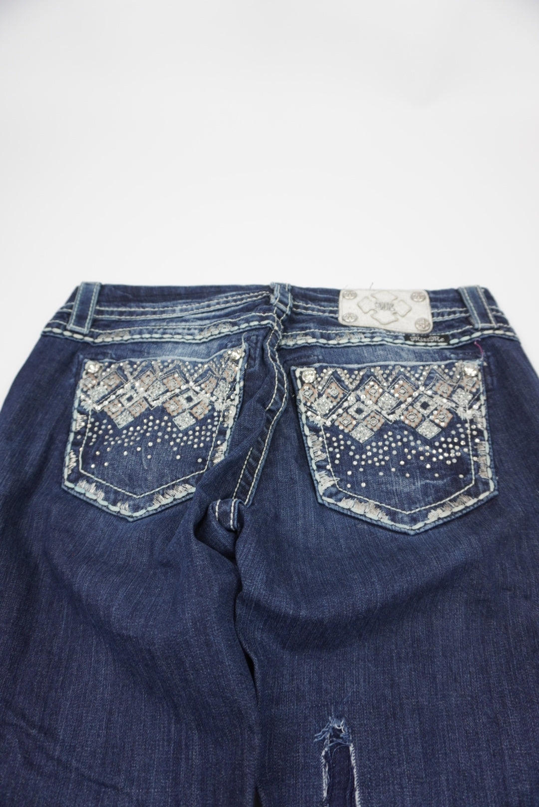 Miss Me reworked flared Pants