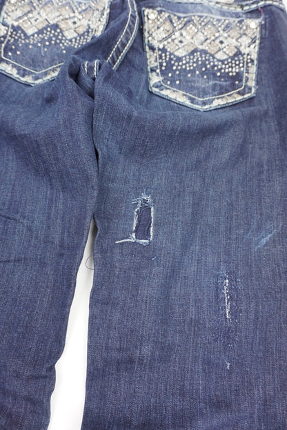 Miss Me reworked flared Pants