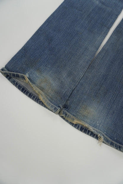 rock 47 wrangler ultra low rise flared pants