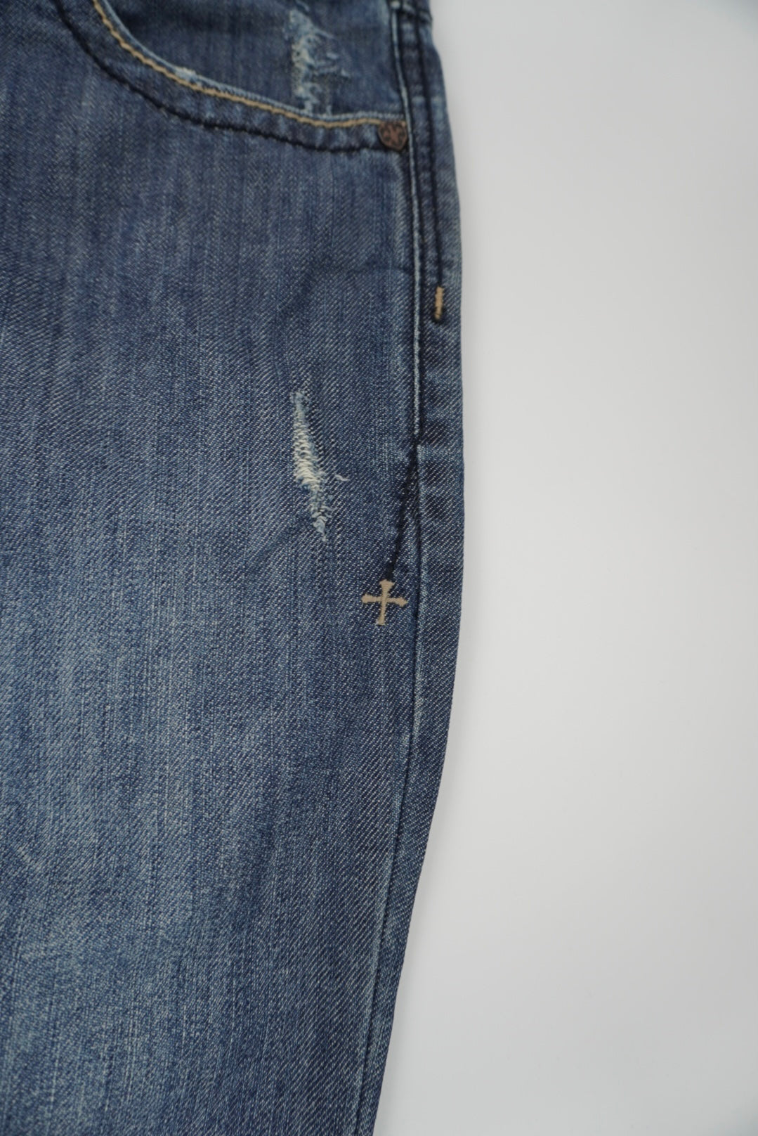 Indigo star flared Pants