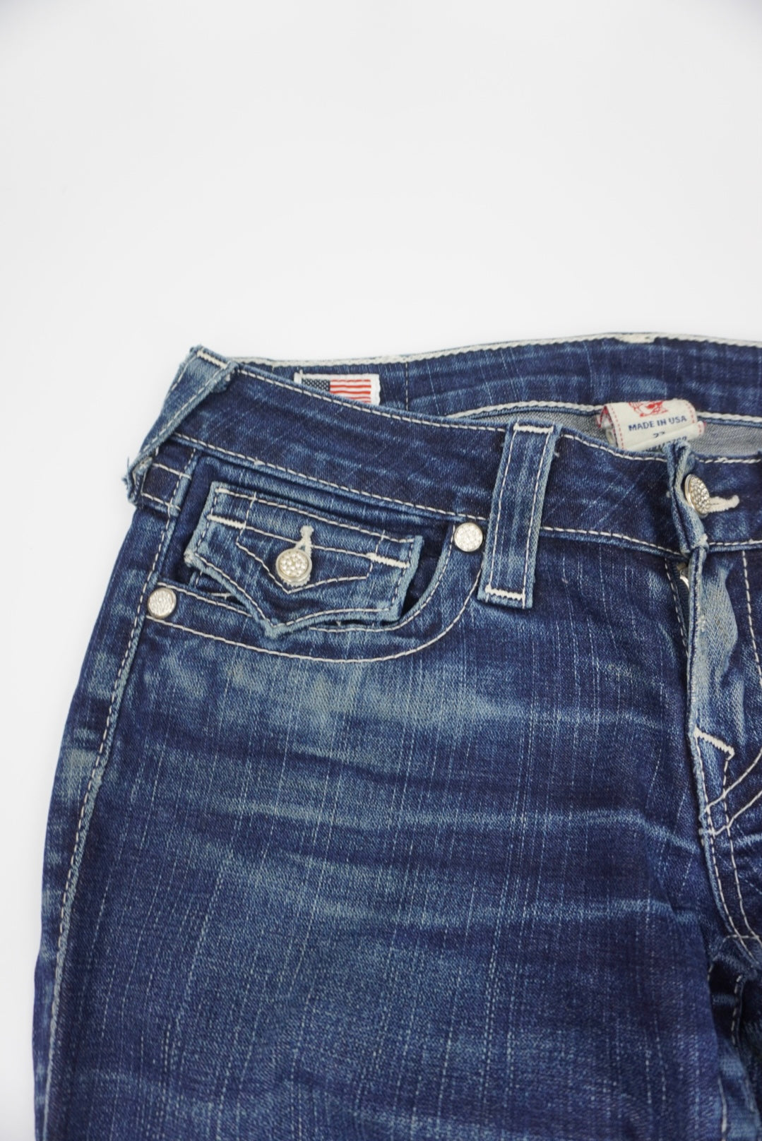 True Religion reworked flared pants
