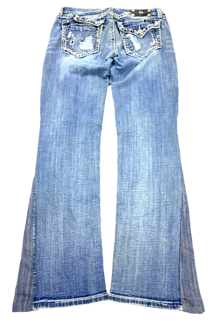 Miss Me reworked flared Pants