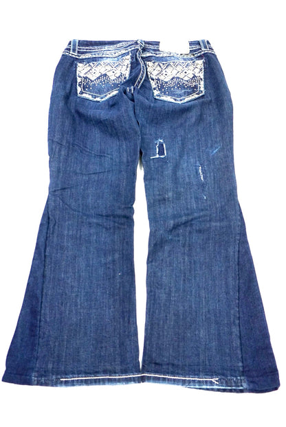 Miss Me reworked flared Pants