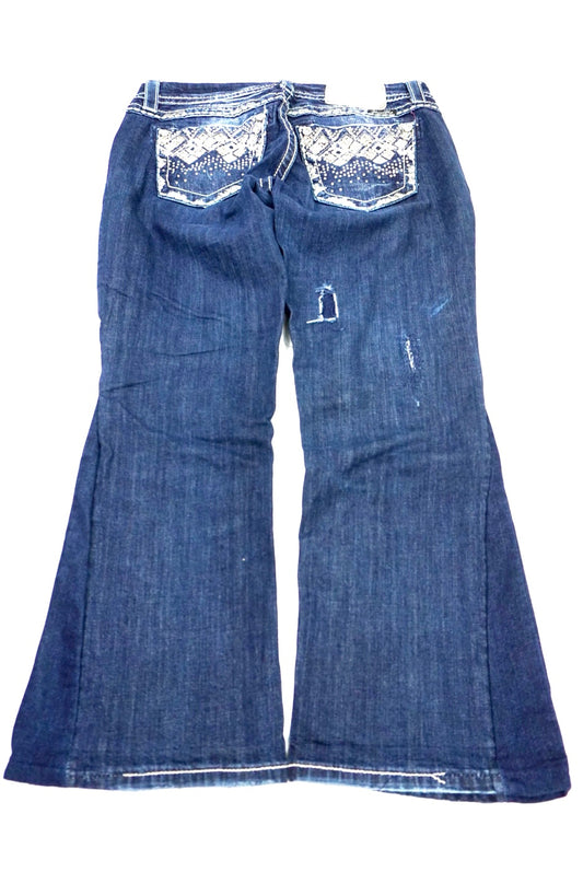 Miss Me reworked flared Pants