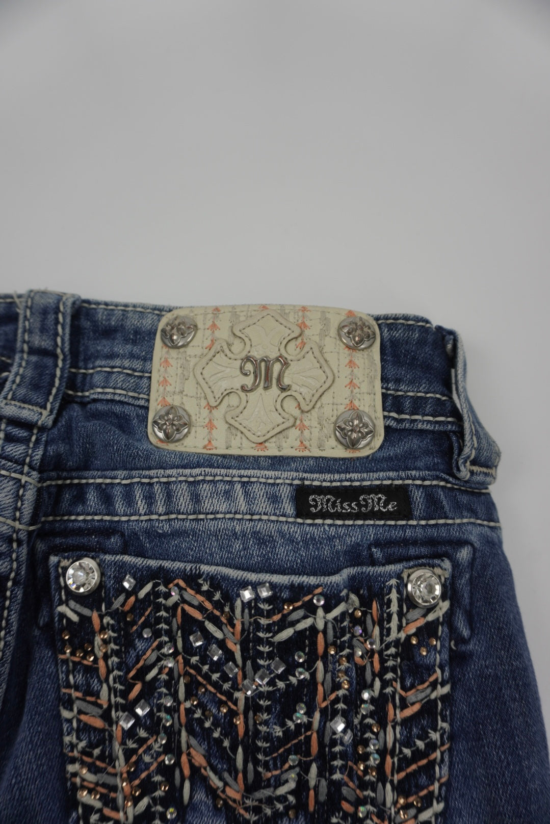 Miss Me reworked flared pants