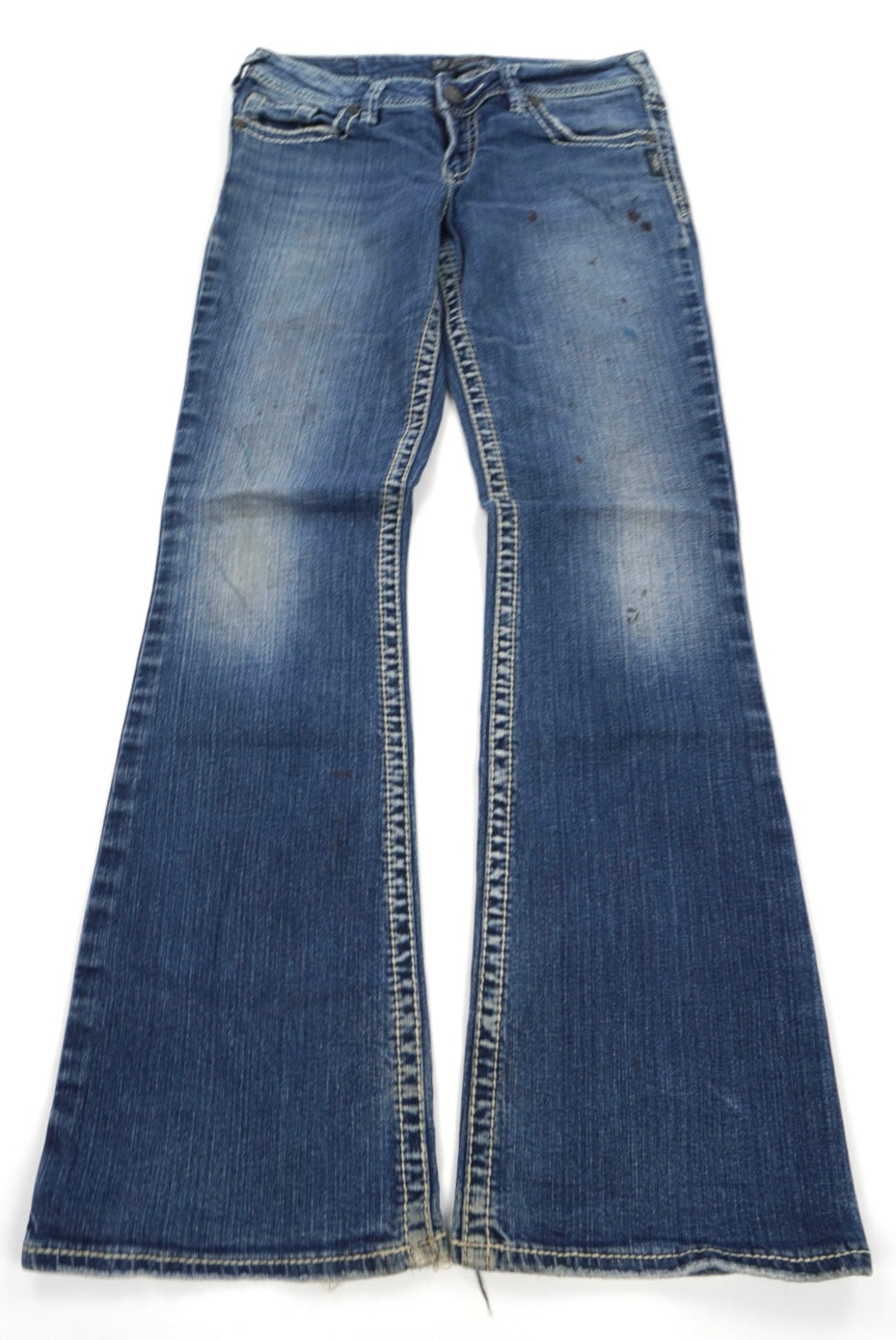 silver jeans suki flared pants