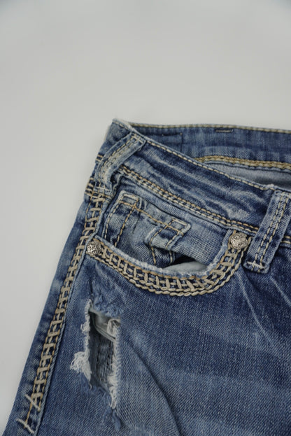 silver jeans flared pants