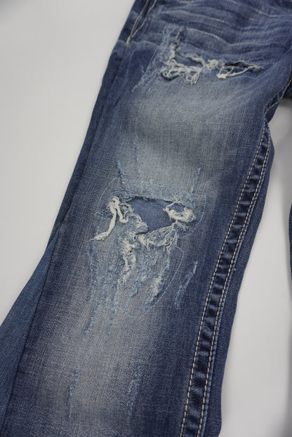 Miss Me reworked flared pants